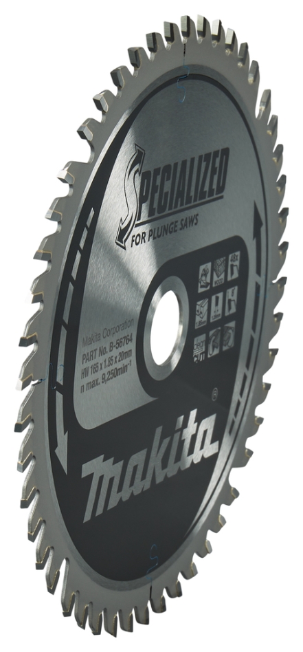Akcesoria Makita B-56764 Specjalistyczny brzeszczot HM 165 x 20 x 48T grubość 1,25 mm