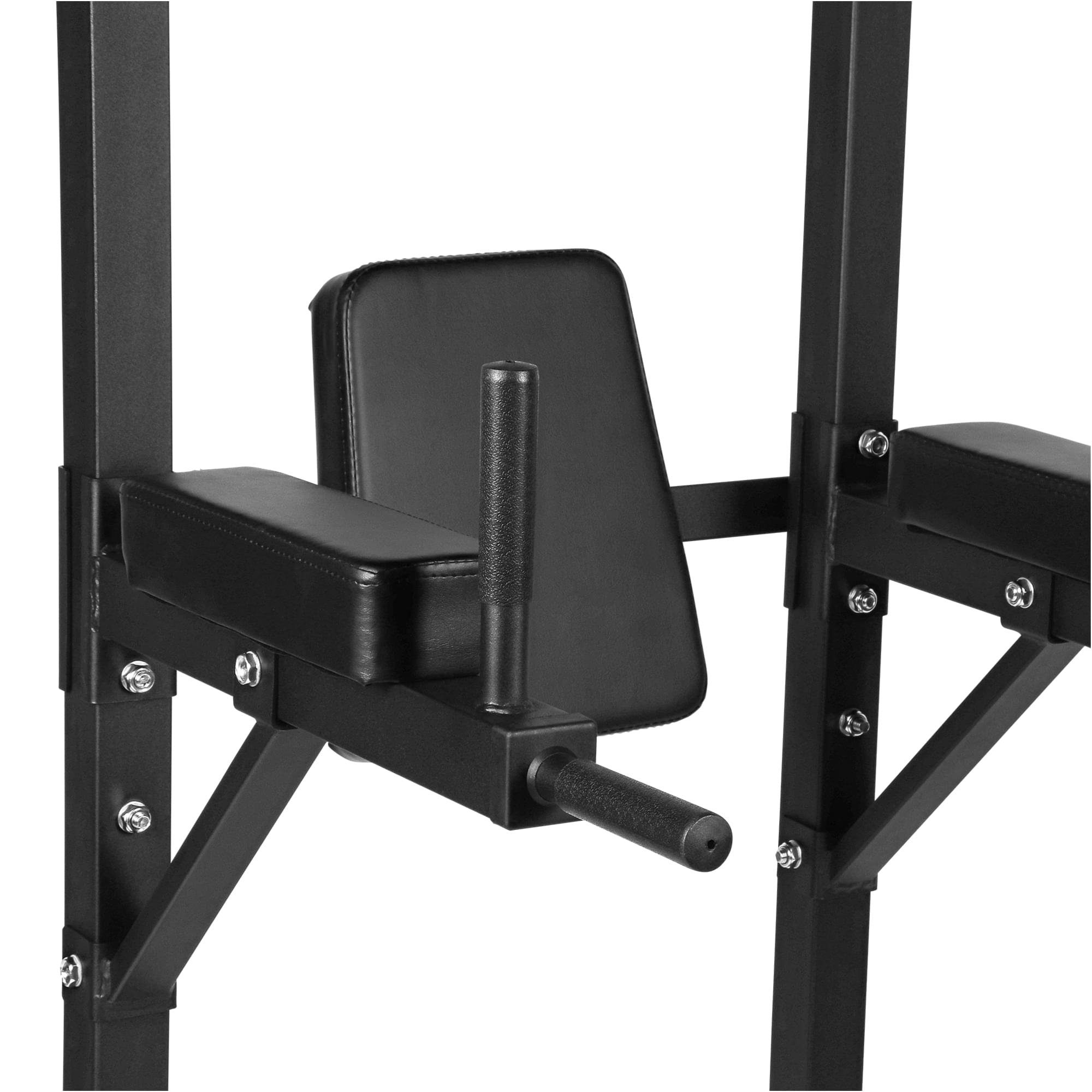 GORILLA SPORTS Kraftstation Power Tower - mit Klimmzugstange, Dip Station, Liegestützgriffe, (1-tlg)