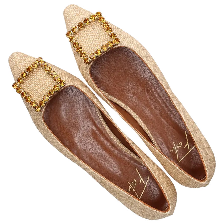 Roberto Festa - Ballerinas DIAMOND Bast - beige