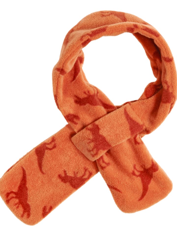 Playshoes Fleece-Steckschal Dinos in Ocker günstig kaufen onesize