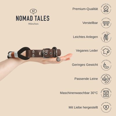 Nomad Tales Spirit Halsband, ebony