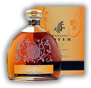 Francois Voyer X.O. Premier Cru de Cognac Grande Champagne - orange GP Francois Voyer X.O. Premier Cru de Cognac Grande Champagne - orange GP Eine Assemblage aus 10 - 25 Jahre alten Eaux-de Vie. 0,7	 Liter - Vol 40%