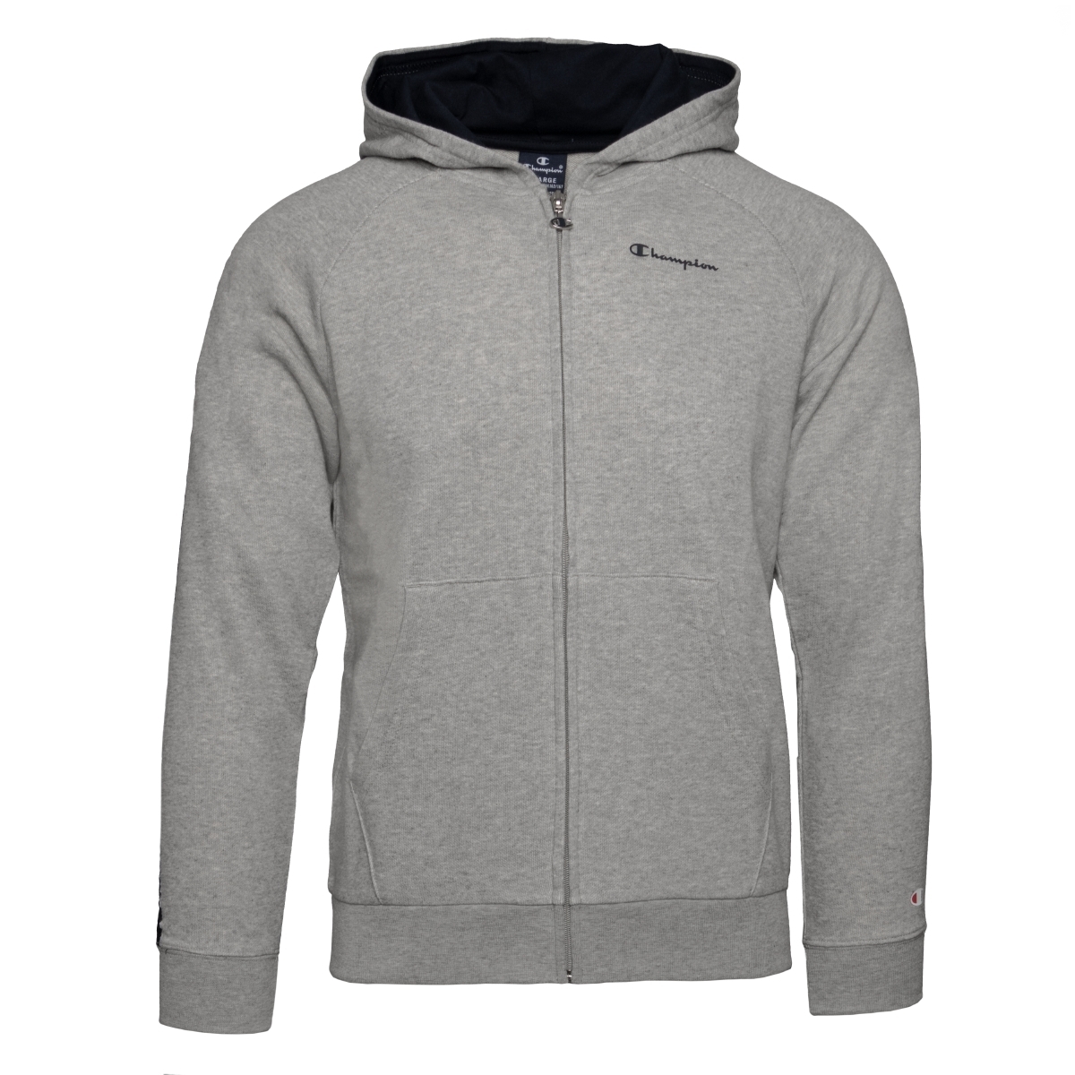 Champion Hooded Full Zip Sweatjacke grau