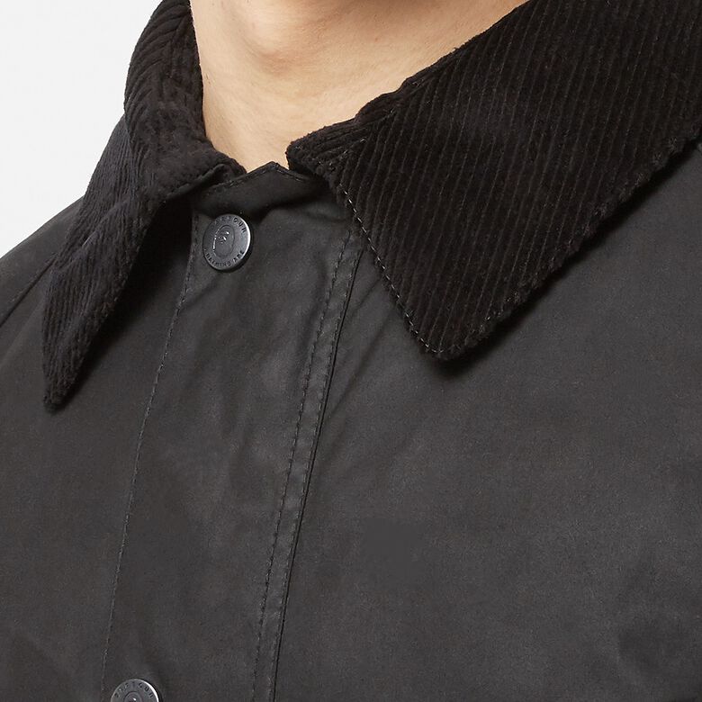 A Bathing Ape Barbour x Bape 1st Camo Bedale Jacket black