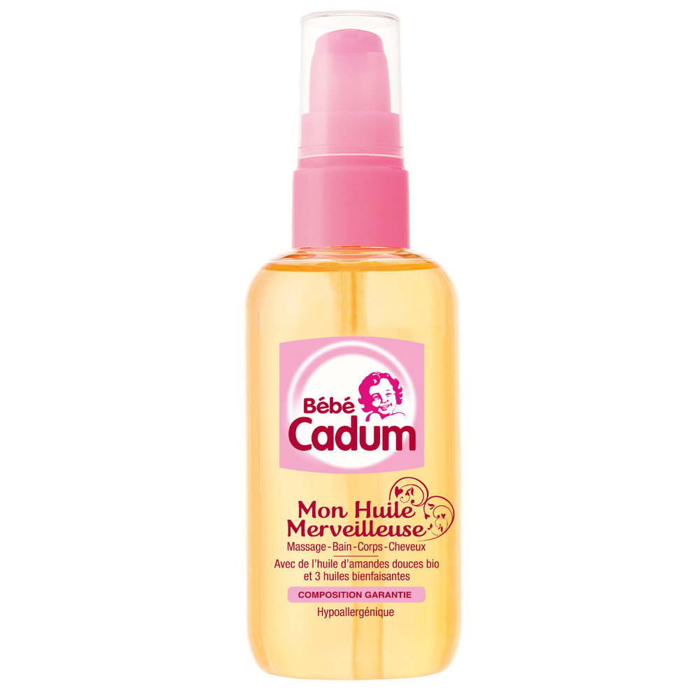 cadum Bébé Cadum Huile merveilleuse hypoallergénique corps et cheveux pour bébé