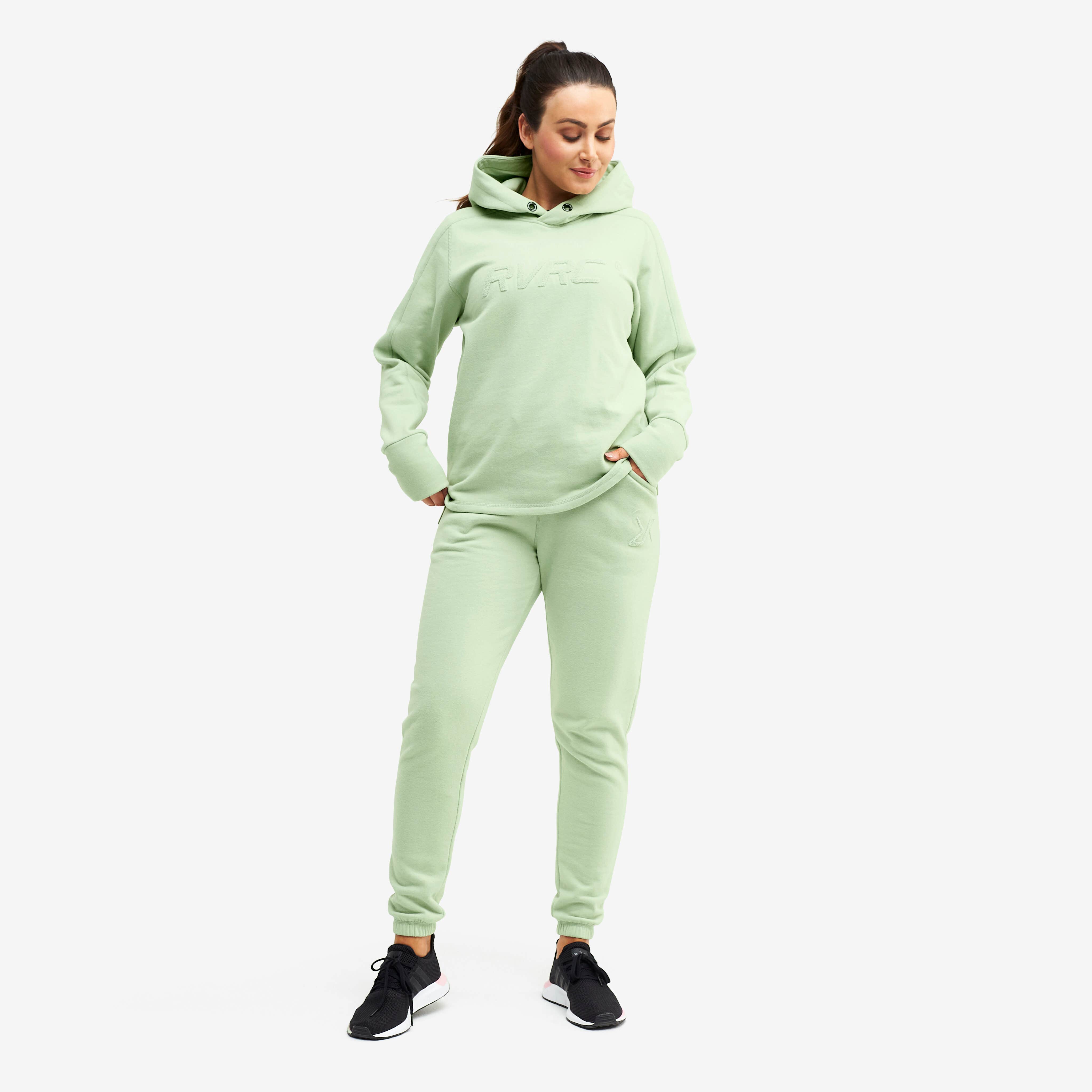 Chill Highwaist Pants Femme Smoke Green