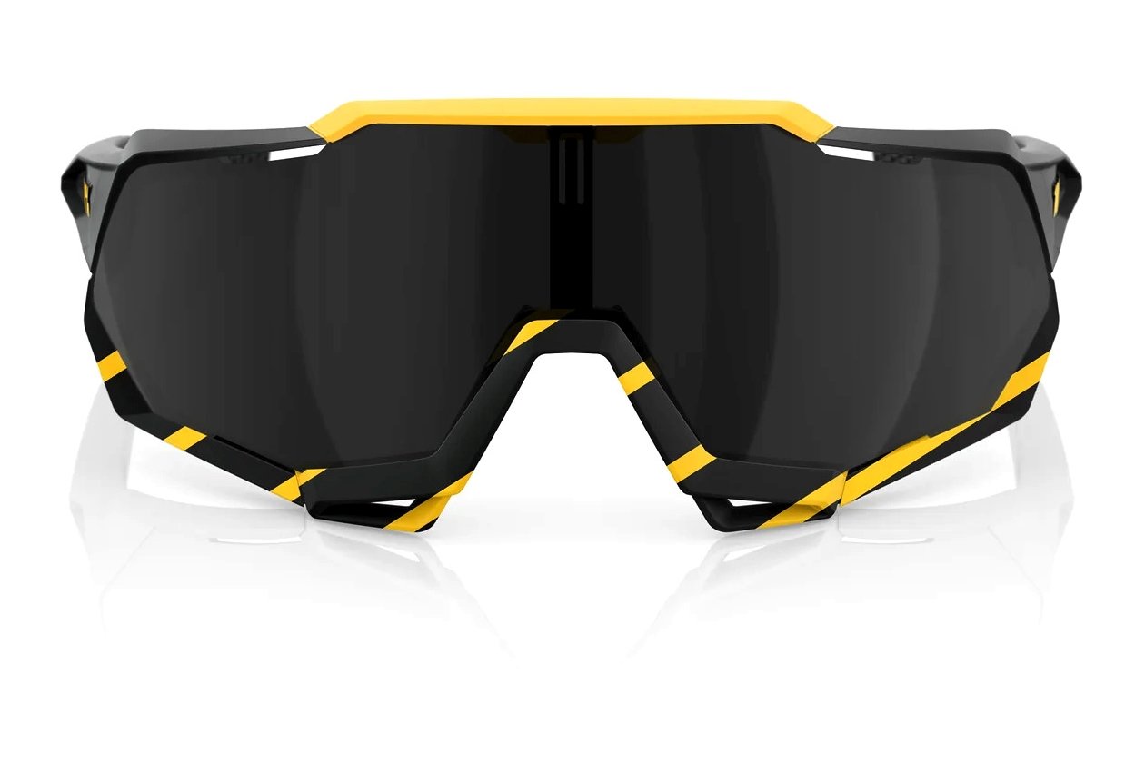 100 Percent Speedtrap Soft Tact Hazard / Black Mirror Lens