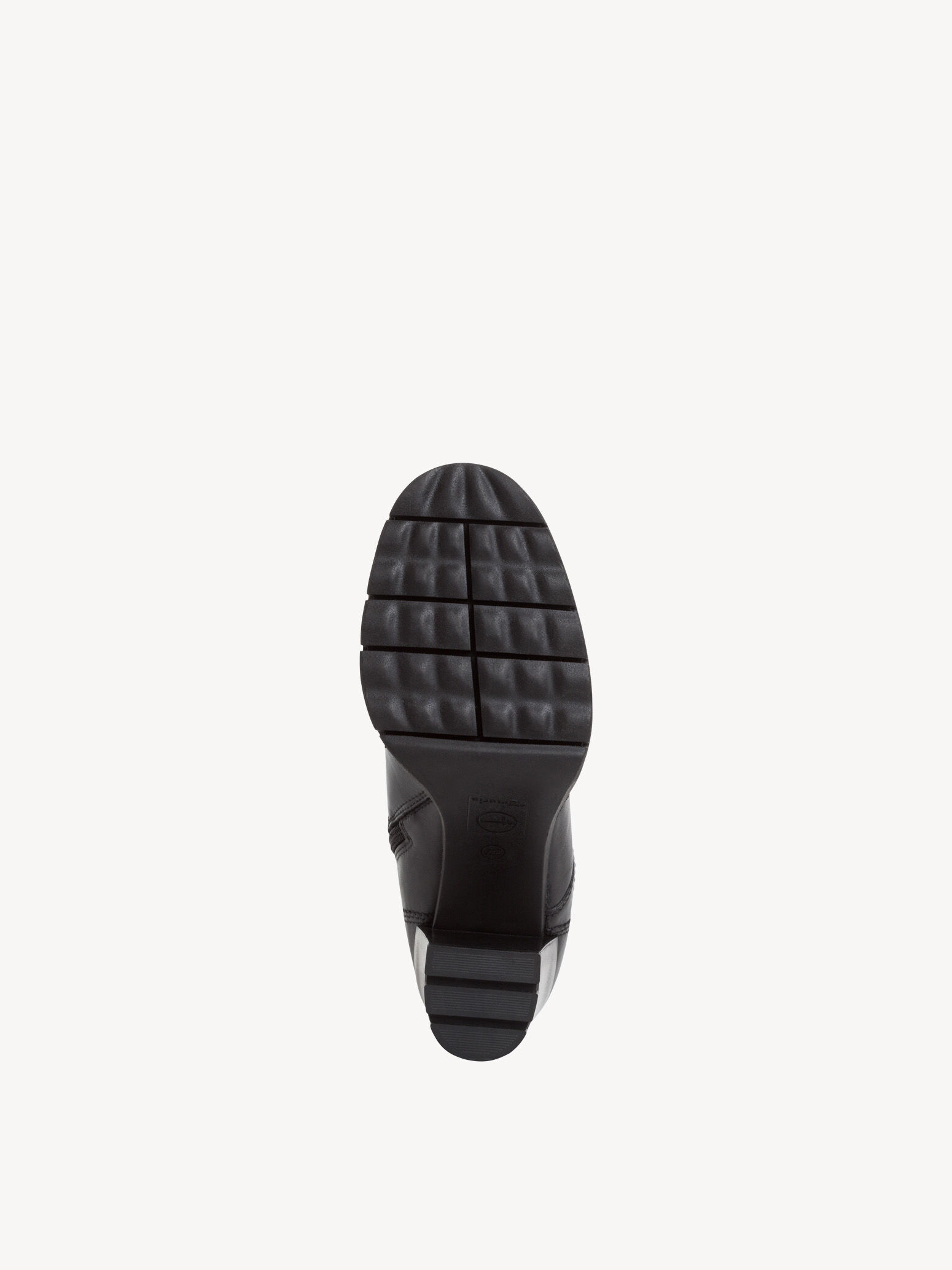 Bottine en cuir - noir