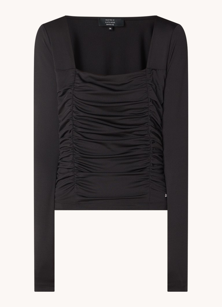 NIKKIE Athy top with pleat detail