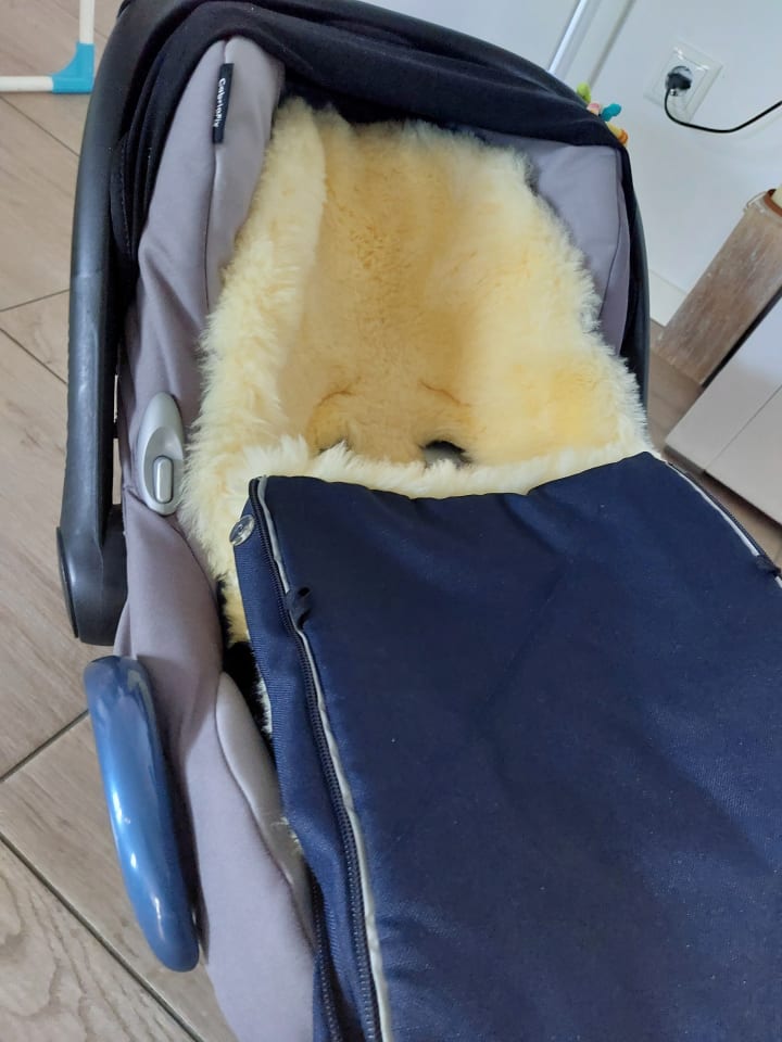 Hofbrucker Lammfell-Fußsack 