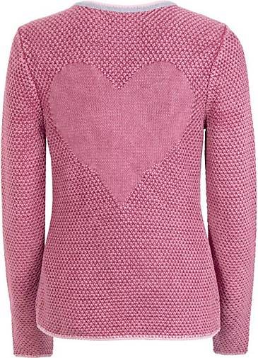 Lieblingsstück Damen Strickjacke ZARAL Trachtenjanker mit Herzintarsie