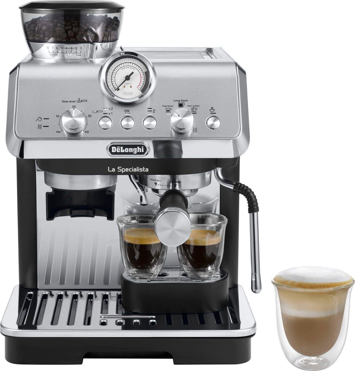 De'Longhi Siebträgermaschine La Specialista Arte EC9155.MB, inkl. 250g Selezione Espresso im Wert von UVP € 6,49