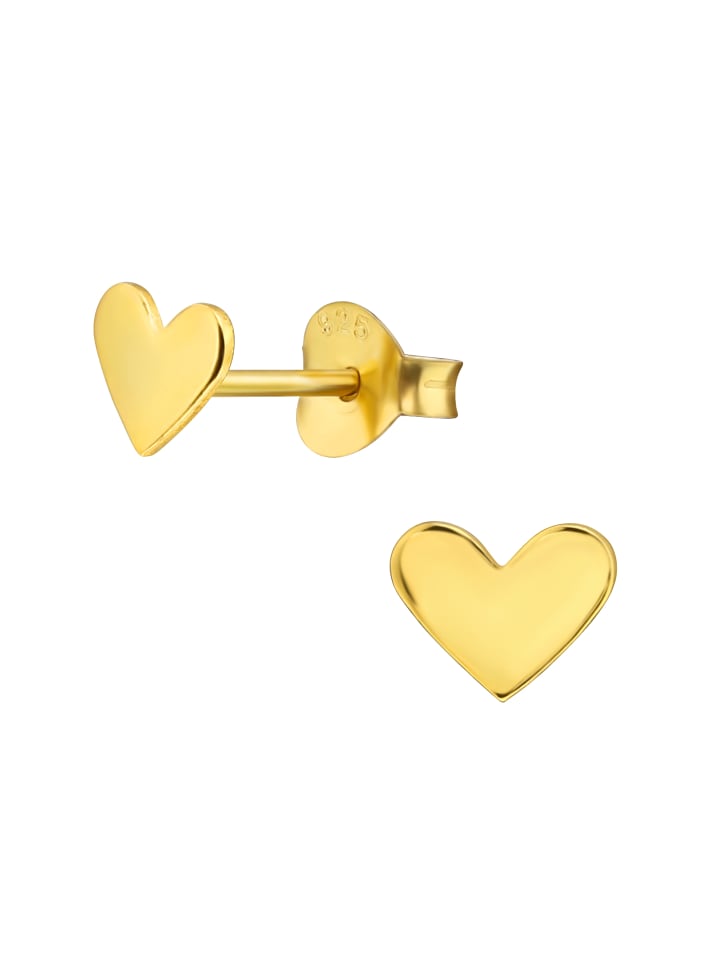 Alexander York Kinderohrstecker HERZ in Gold aus 925 Sterling Silber, 2-tlg. günstig kaufen onesize