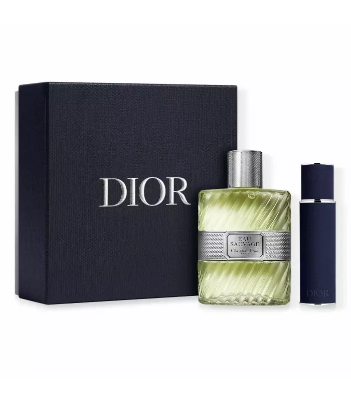 EAU SAUVAGE Coffret eau de toilette et vaporisateur de voyage