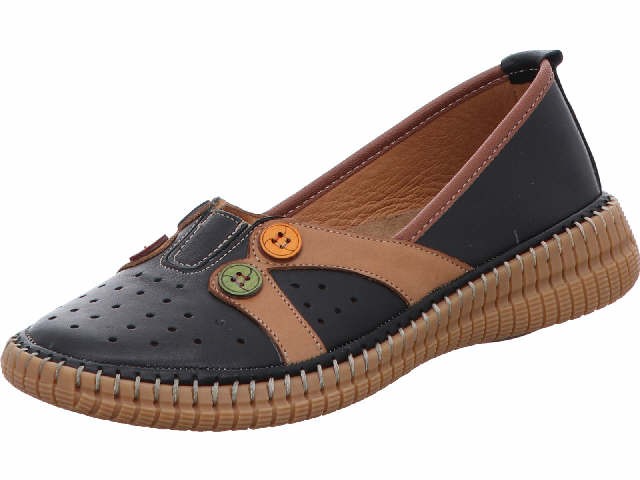 GEMINI Sportliche Slipper schwarz