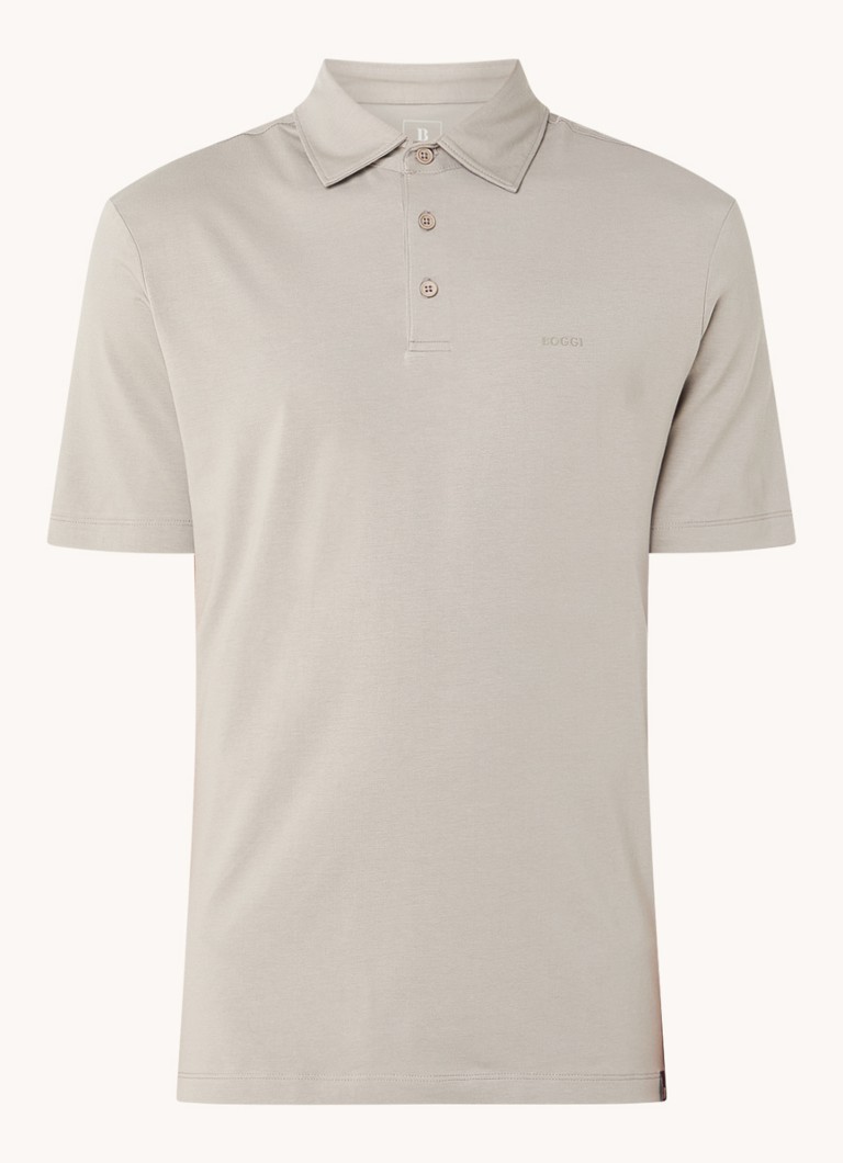 Boggi Milano Regular fit polo with logo