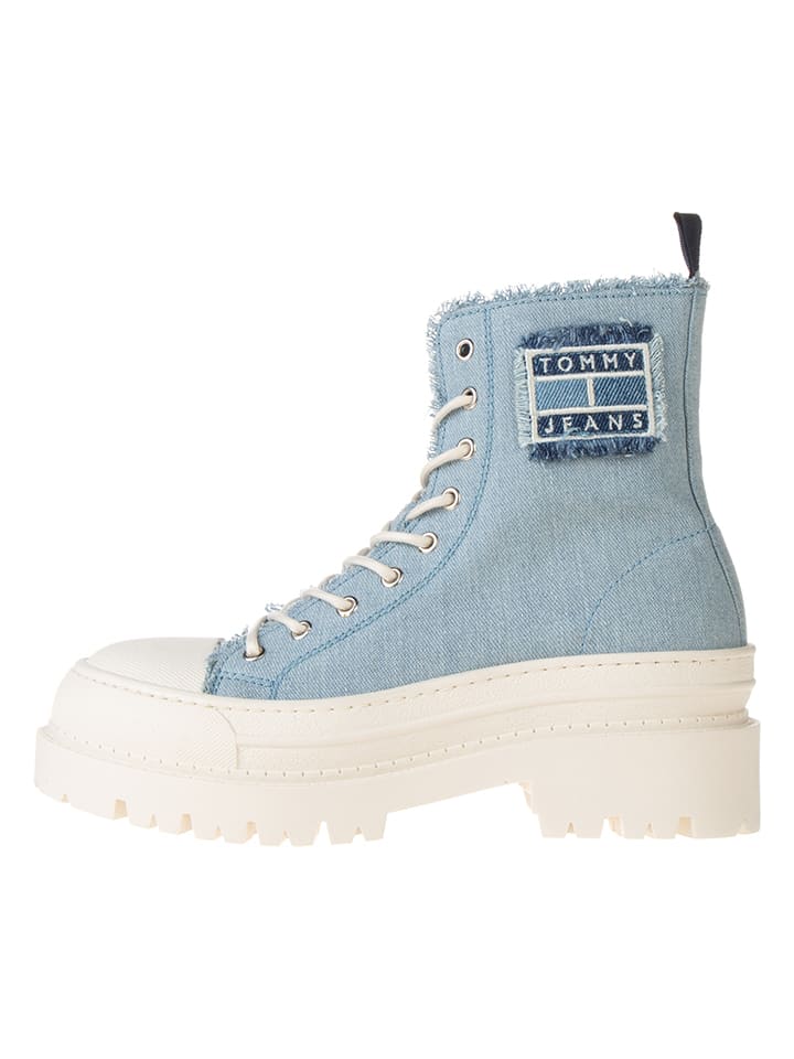 Tommy Hilfiger Shoes Boots in Hellblau günstig kaufen