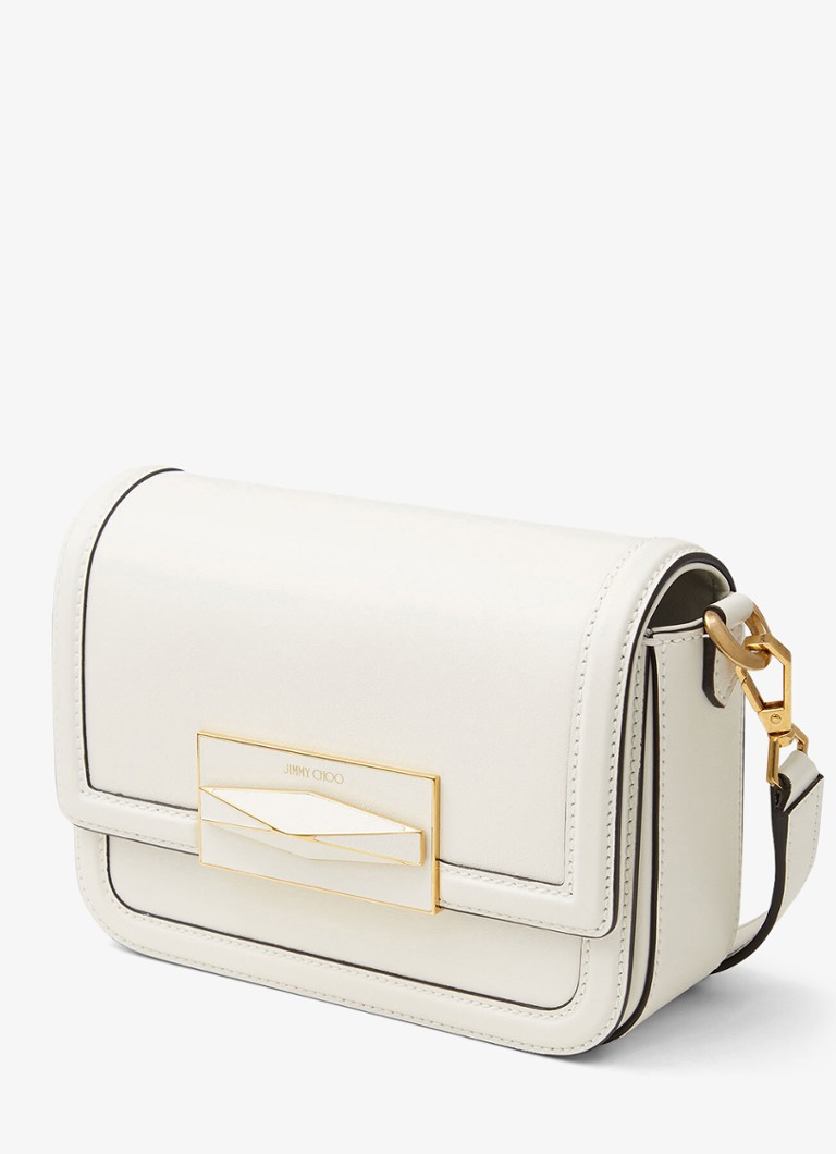 Sac bandoulière Jimmy Choo en cuir de veau à motif diamant