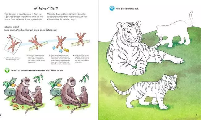 Ravensburger Wieso? Weshalb? Warum? aktiv-Heft: Tiere der Welt