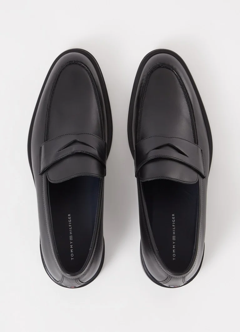 Mocasini din piele Tommy Hilfiger Core