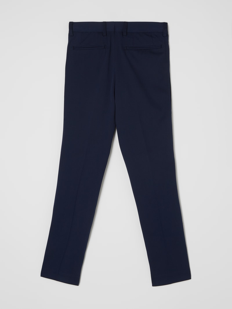 Hose mit französischen Eingrifftaschen in blau