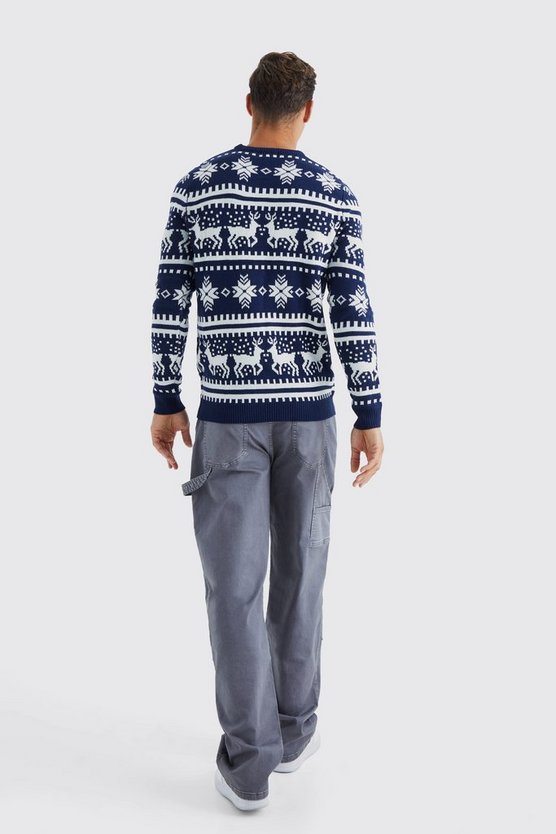 Tall Rentier Weihnachtspullover