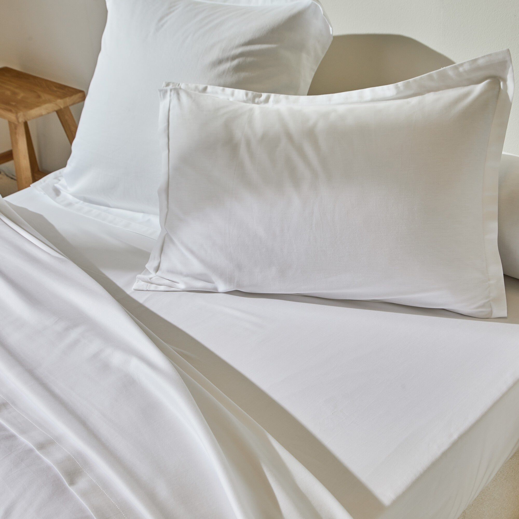 Linge de lit satin uni