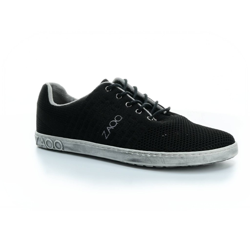 Zaqq Croqet Black Barfußsneakers