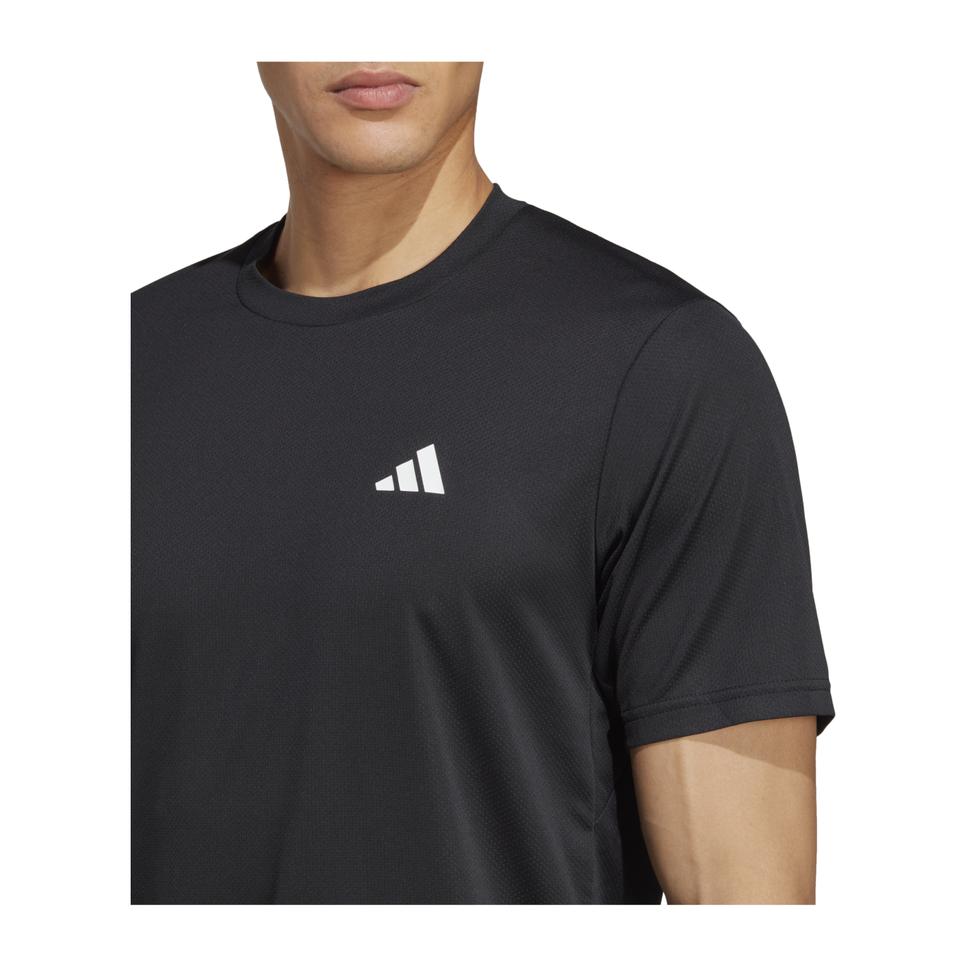 adidas Performance Base T-Shirt Schwarz Weiss