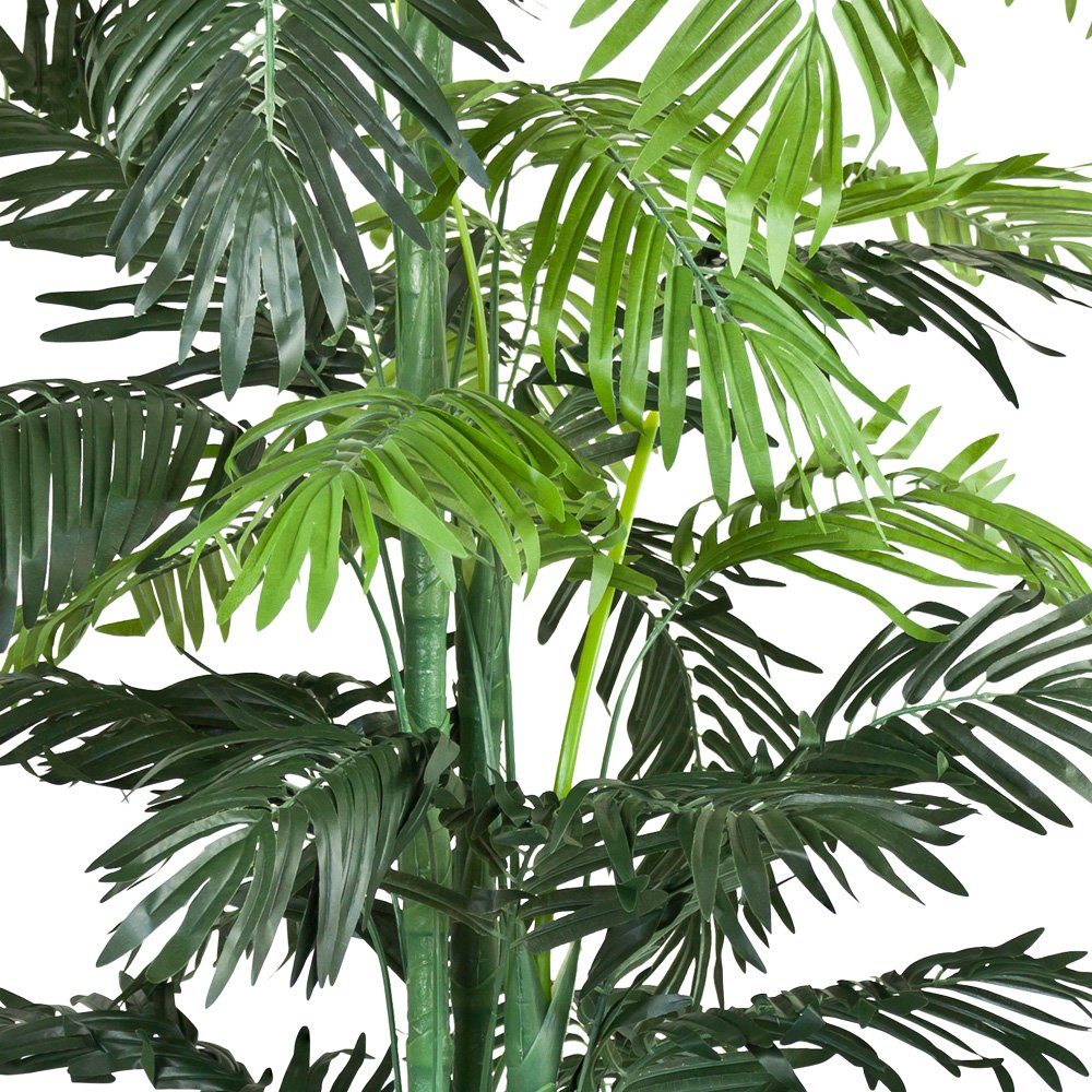 Kunstpalme Palmenbaum Palme Arekapalme Kunstpflanze Künstliche Pflanze 170cm, Decovego, Höhe 170 cm