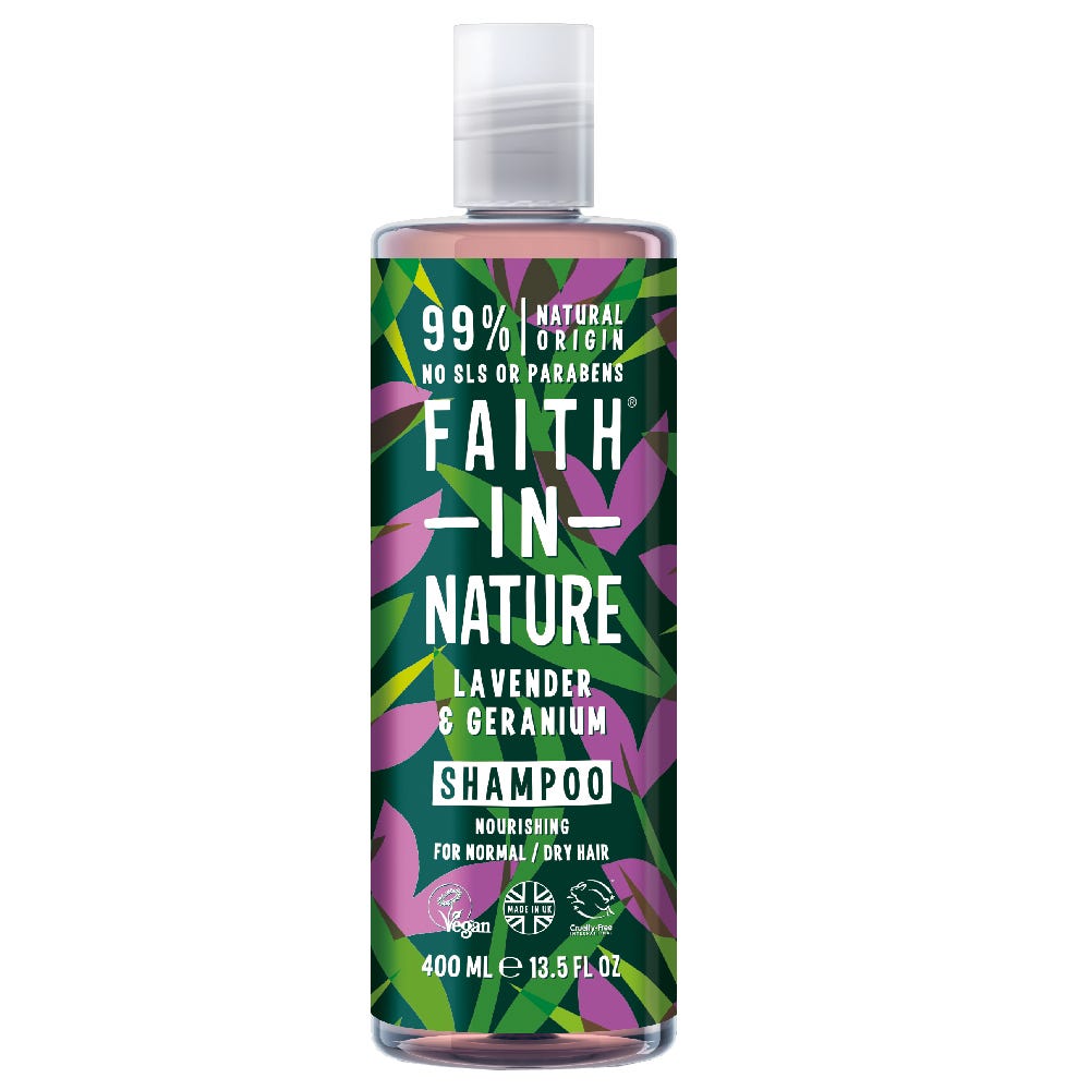 Faith in Nature Lavendel & Geranium Shampoo 400 ml