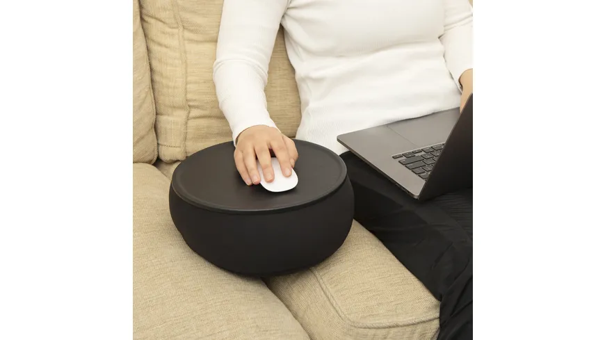 Kikkerland Mauspad fürs Sofa Schwarz