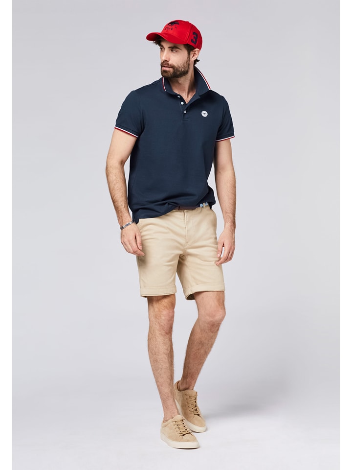Polo Sylt Poloshirt in Dunkelblau günstig kaufen