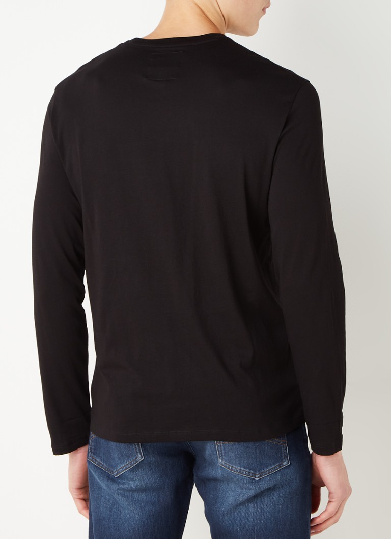 Armani Exchange garās piedurknes ar logotipa apdruku