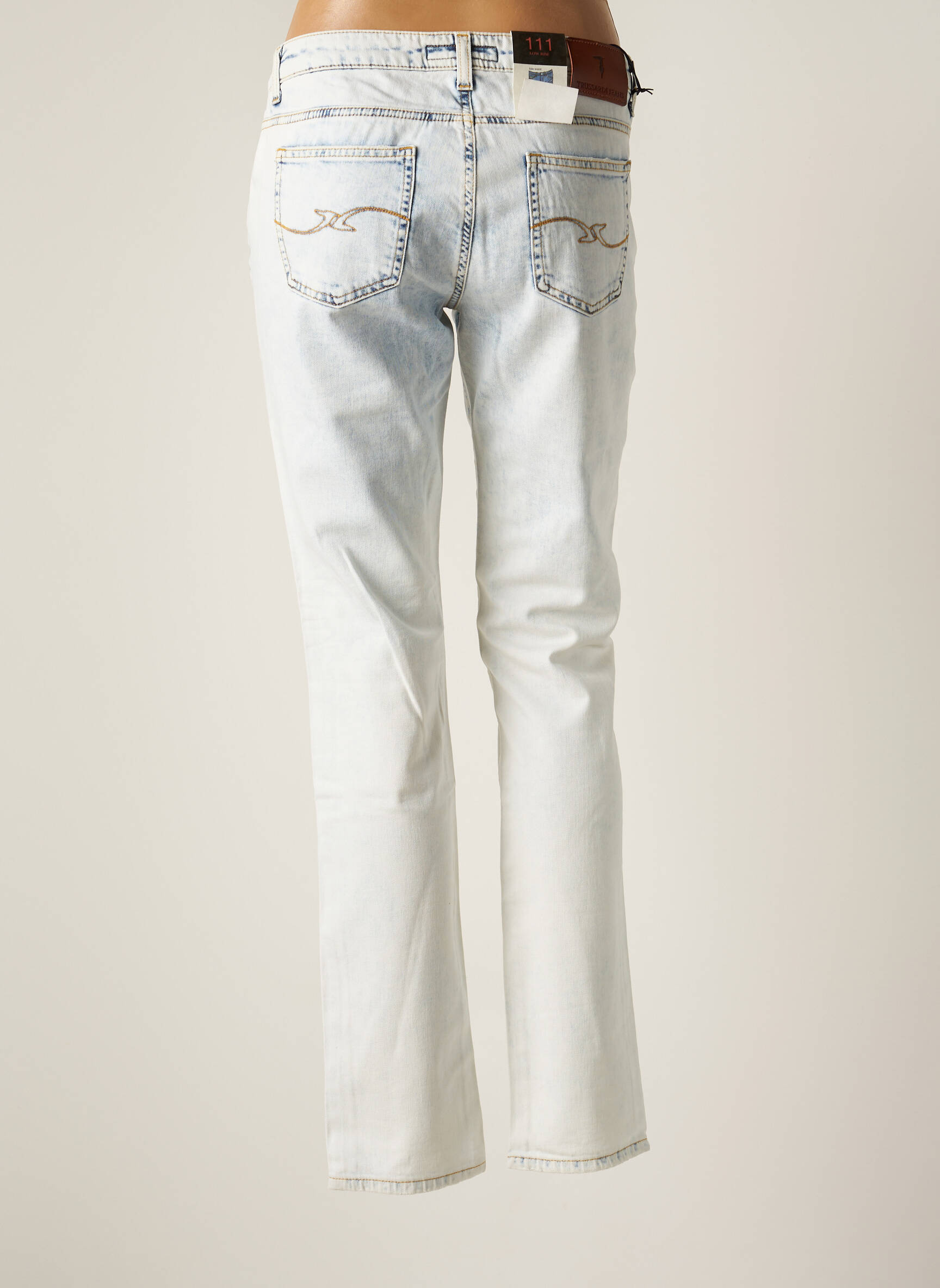 Trussardi Jeans Jeans Coupe Slim Femme couleur bleu