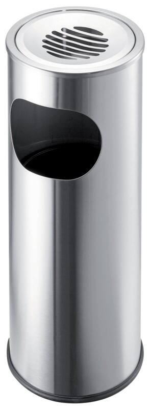 helit Standascher 13 L Edelstahl 60 cm Silber