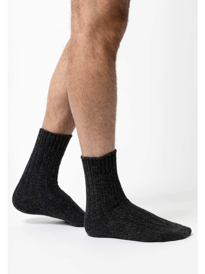 SNOCKS Norweger Socken 2 Paar in Mix (Grau/Schwarz) günstig kaufen