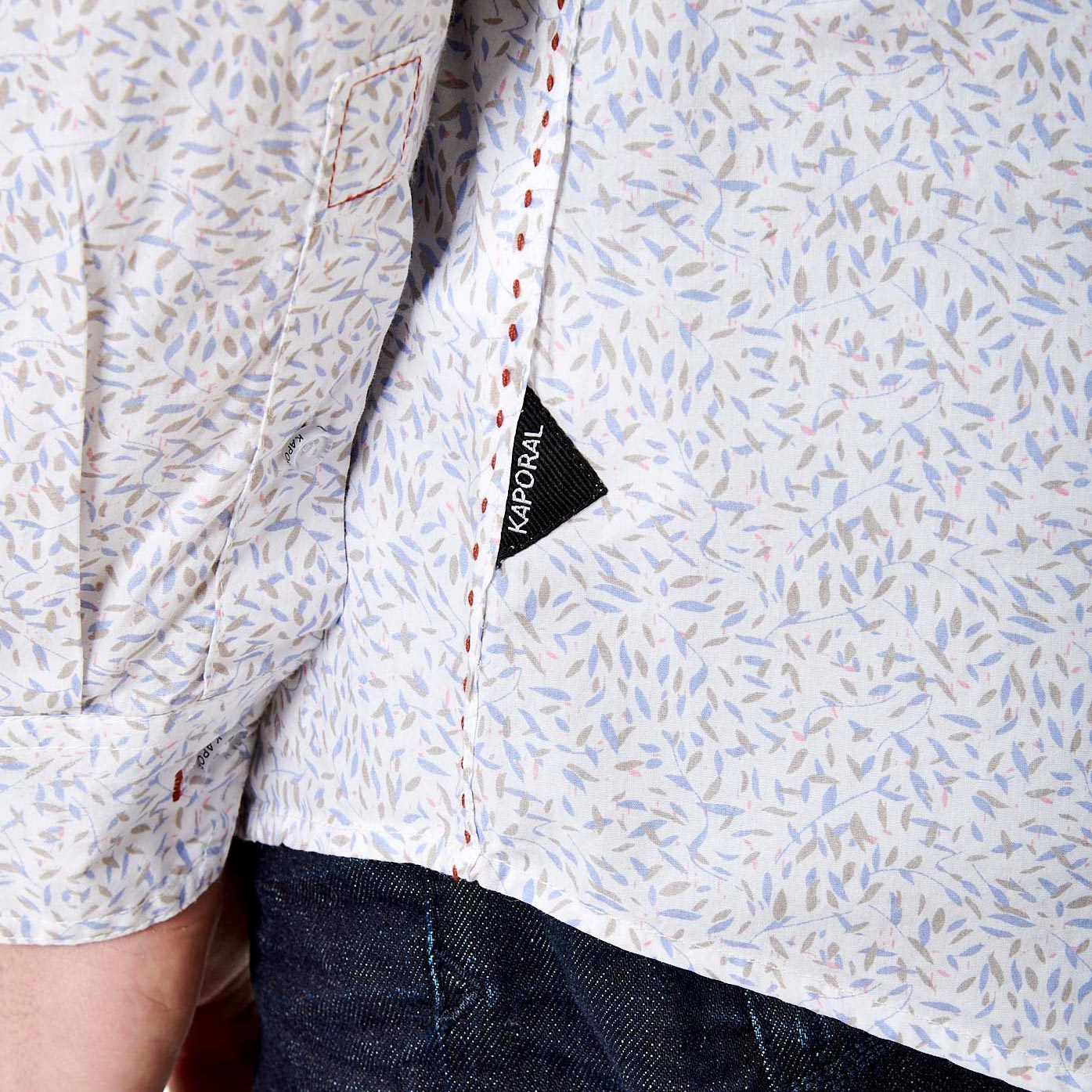 MARKY  Chemise blanche Homme en 100% coton