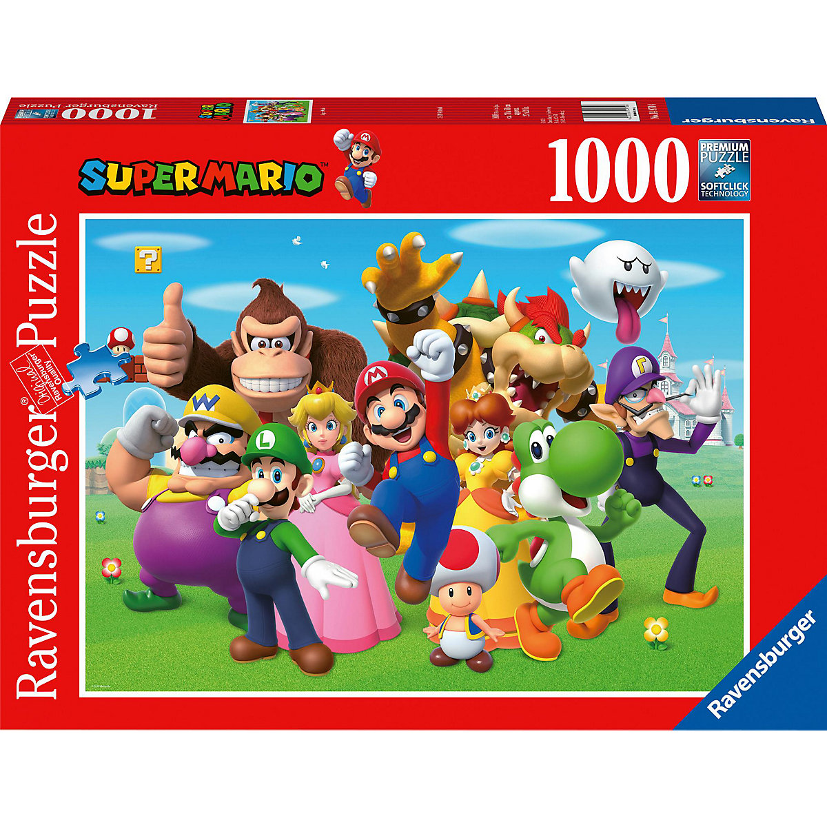 Puzzle Super Mario, 70x50 cm, 1.000 Teile