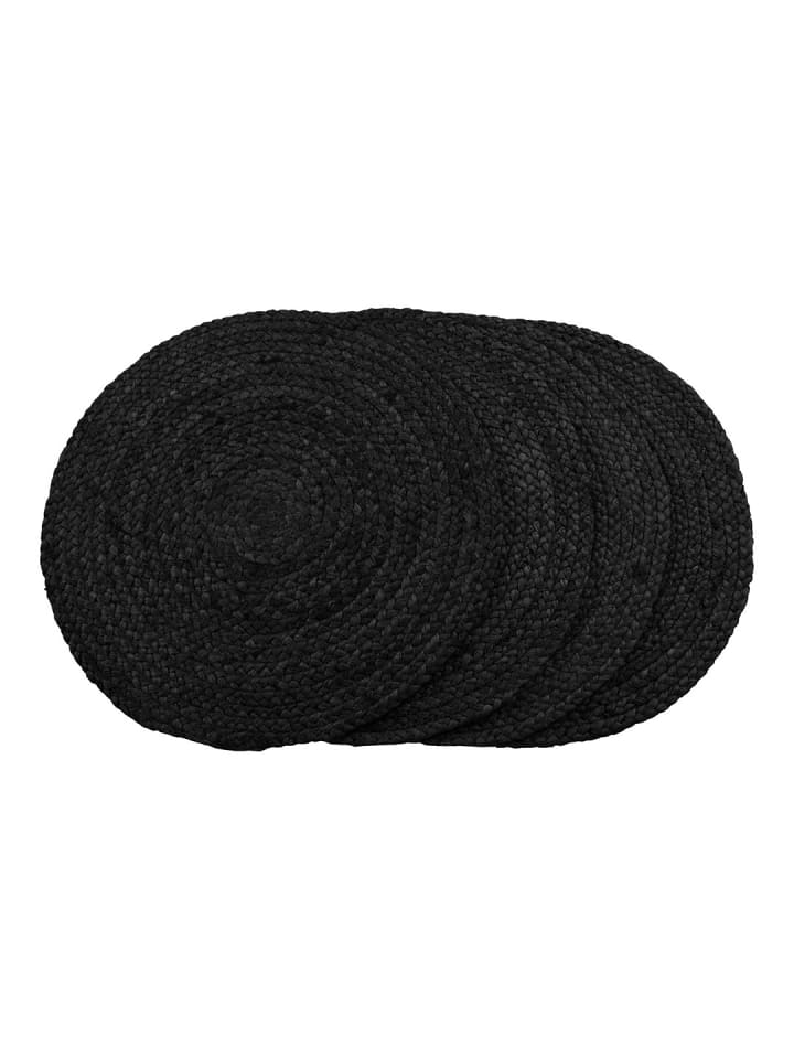 ebuy24 Platzsets Bombay Dunkelgrau 38 x 38 cm günstig kaufen onesize