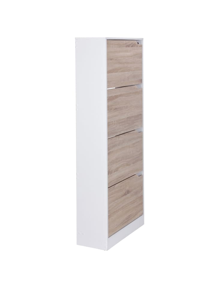 KADIMA DESIGN Schuhschrank | 150cm, 4 Fächer, Klappbar, 24 Paar günstig kaufen onesize