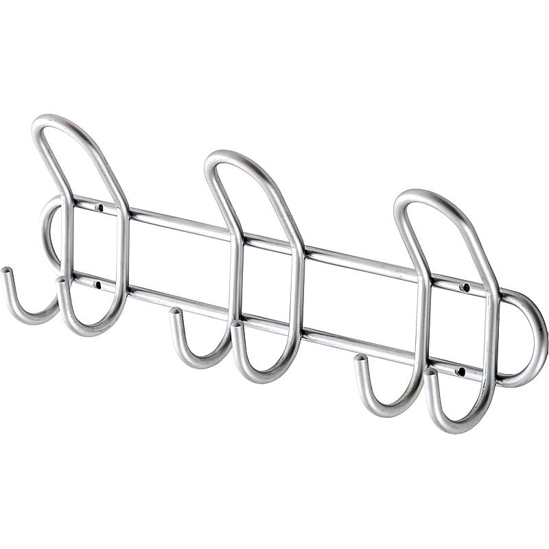 Home Knaggrekke 6 knagger, metall