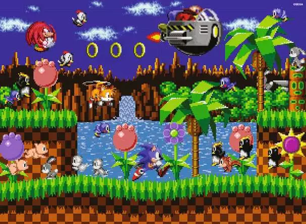 Puzzle 500 Teile - Classic Sonic