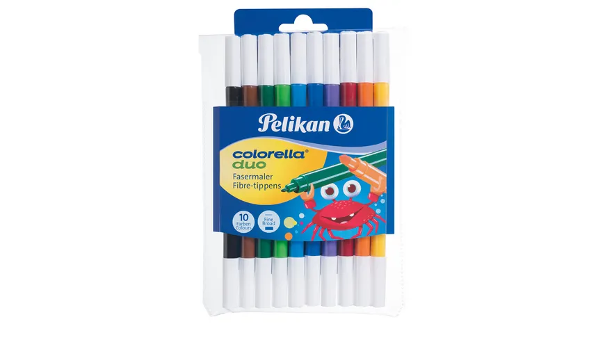 Pelikan Fasermaler Colorella Duo 10er-Etui
