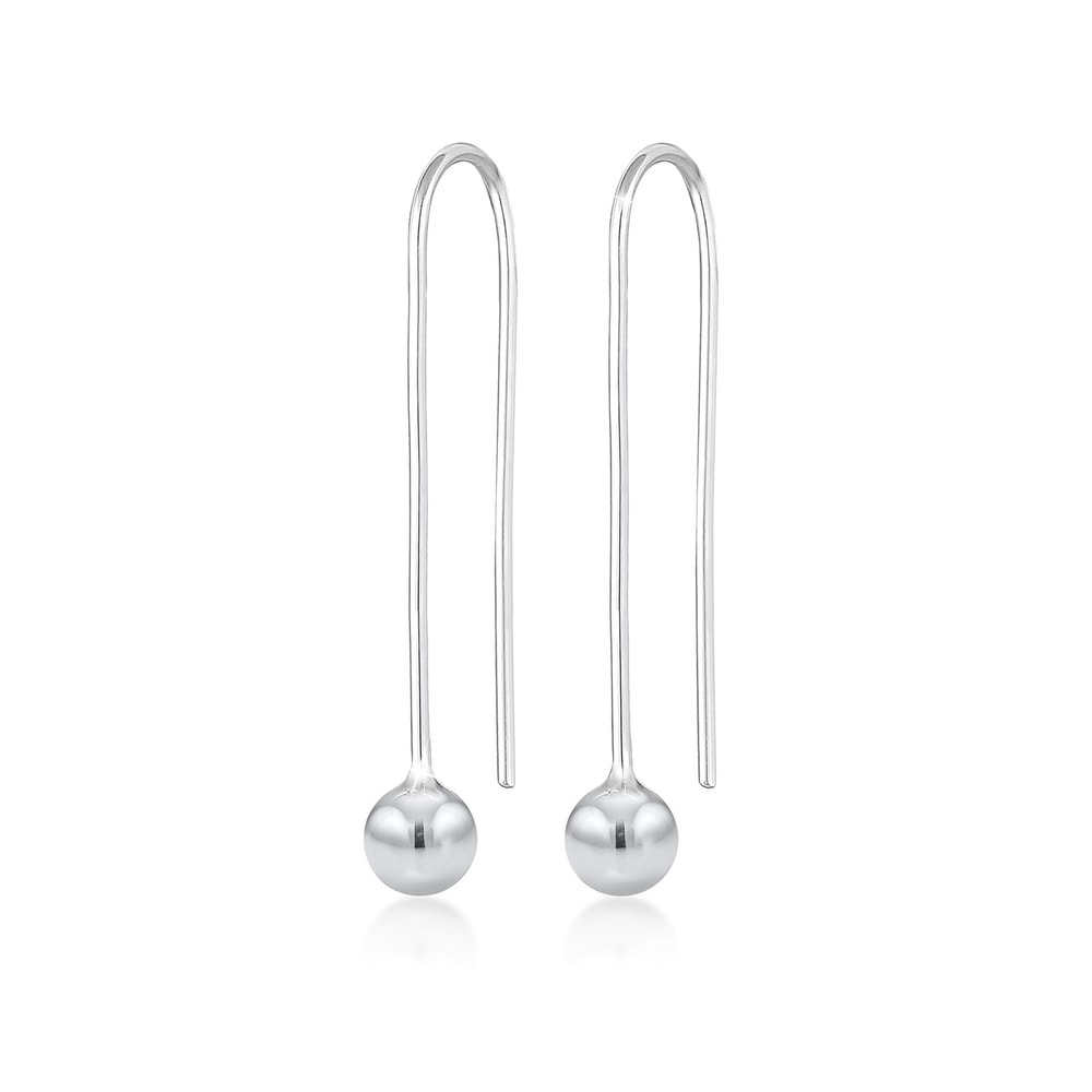 Elli Elli Boucles d'Oreilles Femme Pendentif Tendance en Argent Sterling 925 Boucles d'oreilles