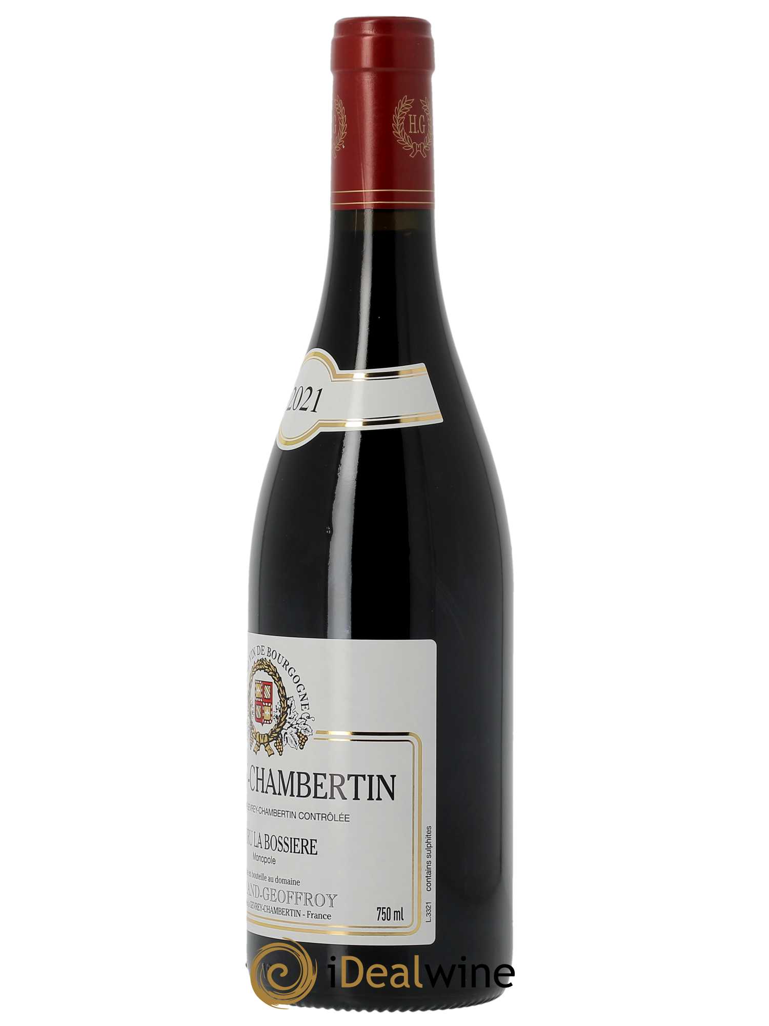 Gevrey-Chambertin 1er Cru La Bossière Harmand-Geoffroy (Domaine)  2021 - Lot de 1 Bouteille