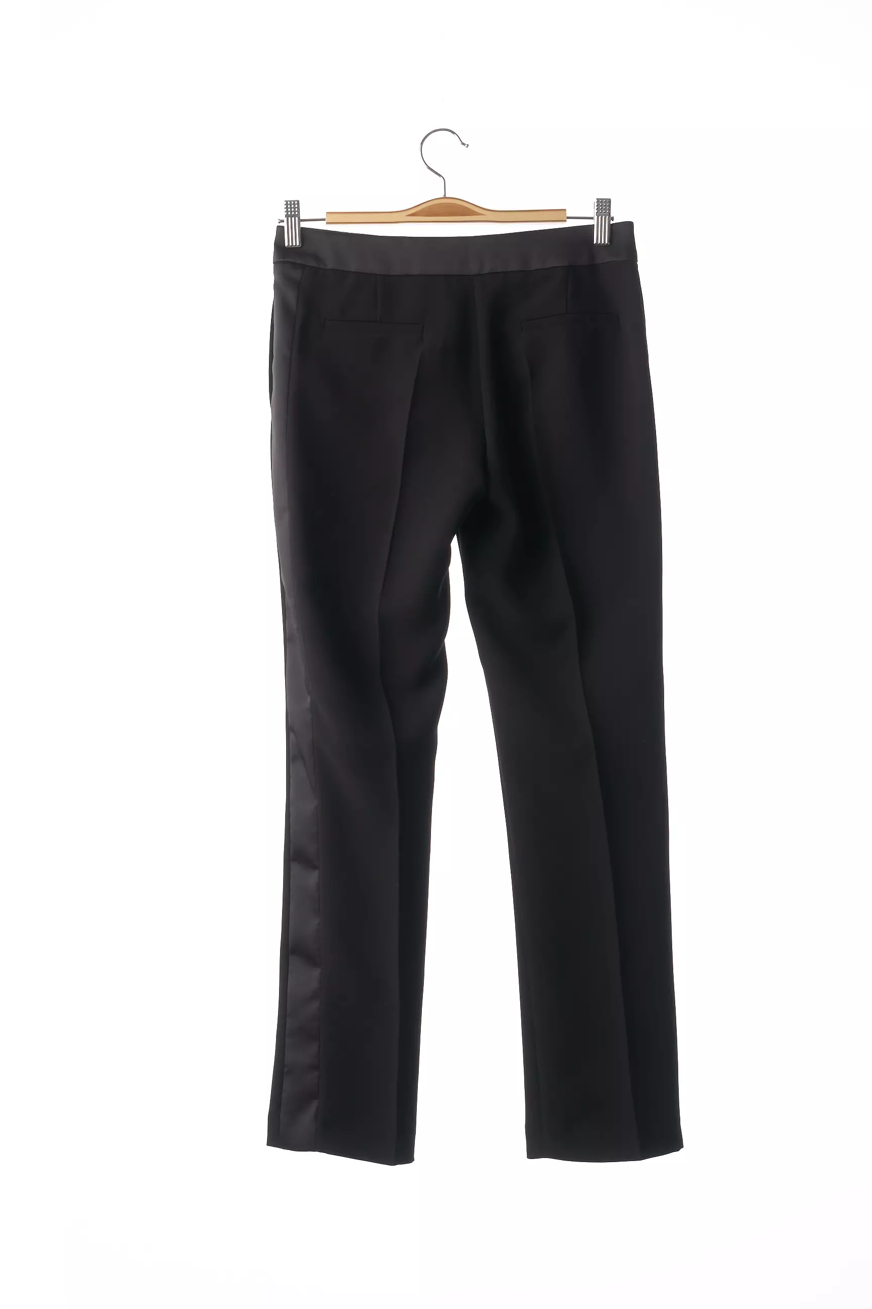 Sandro Pantalons Droits Femme couleur noir