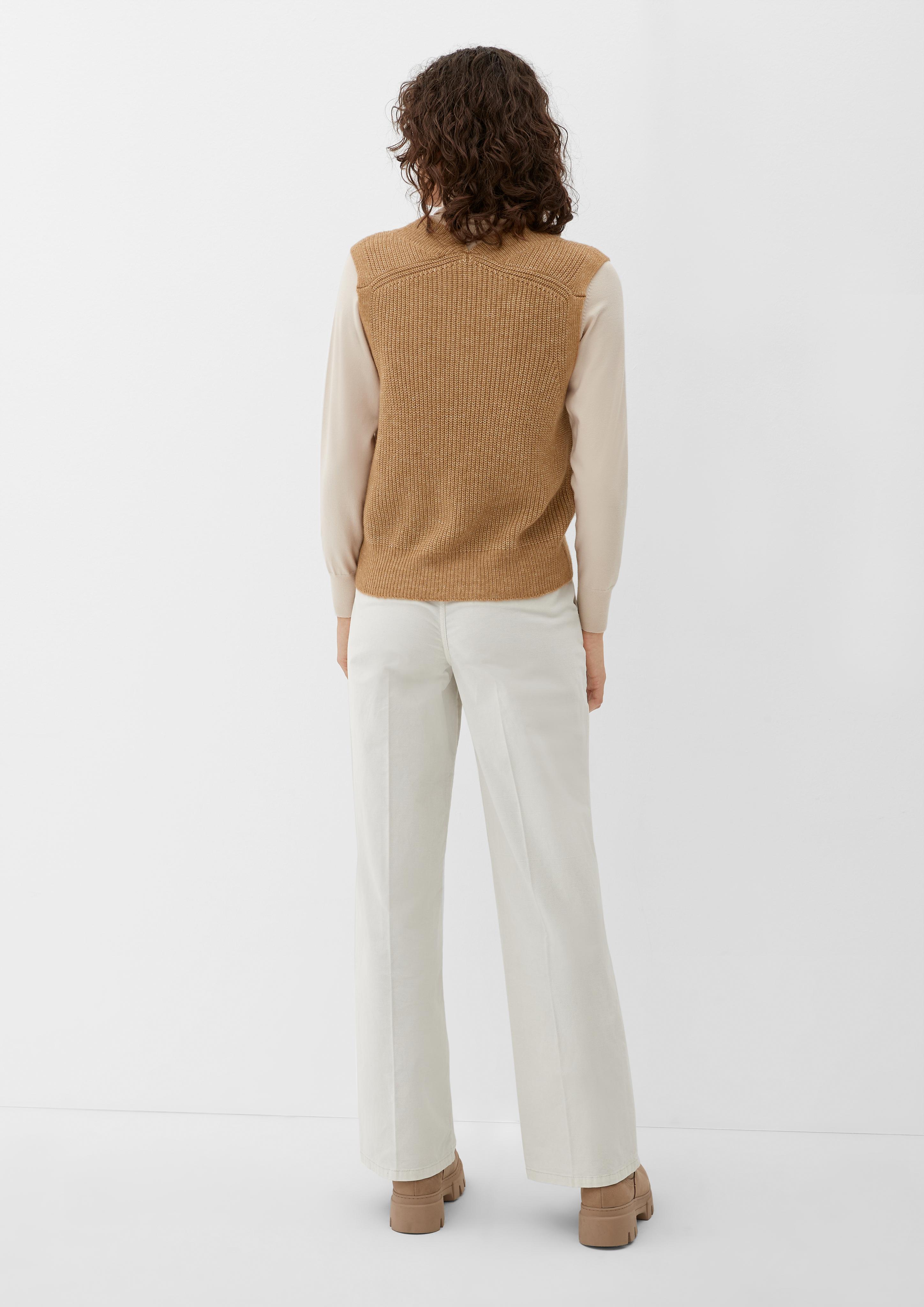 Strickpullunder mit V-Ausschnitt  2124205-8469