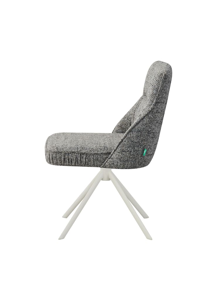 DUBI Möbel 2er-Set: Drehstuhl LINNEA in Dunkelgrau - (B)49 x (H)85 x  (T)62 cm günstig kaufen onesize