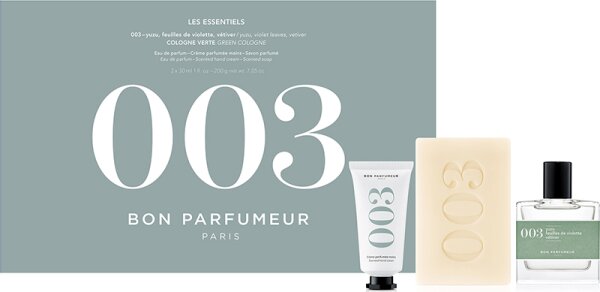 BON PARFUMEUR Gift Box 003 --- 30Ml Edp, 30Ml Hand Cream, 200G Soap Duftset